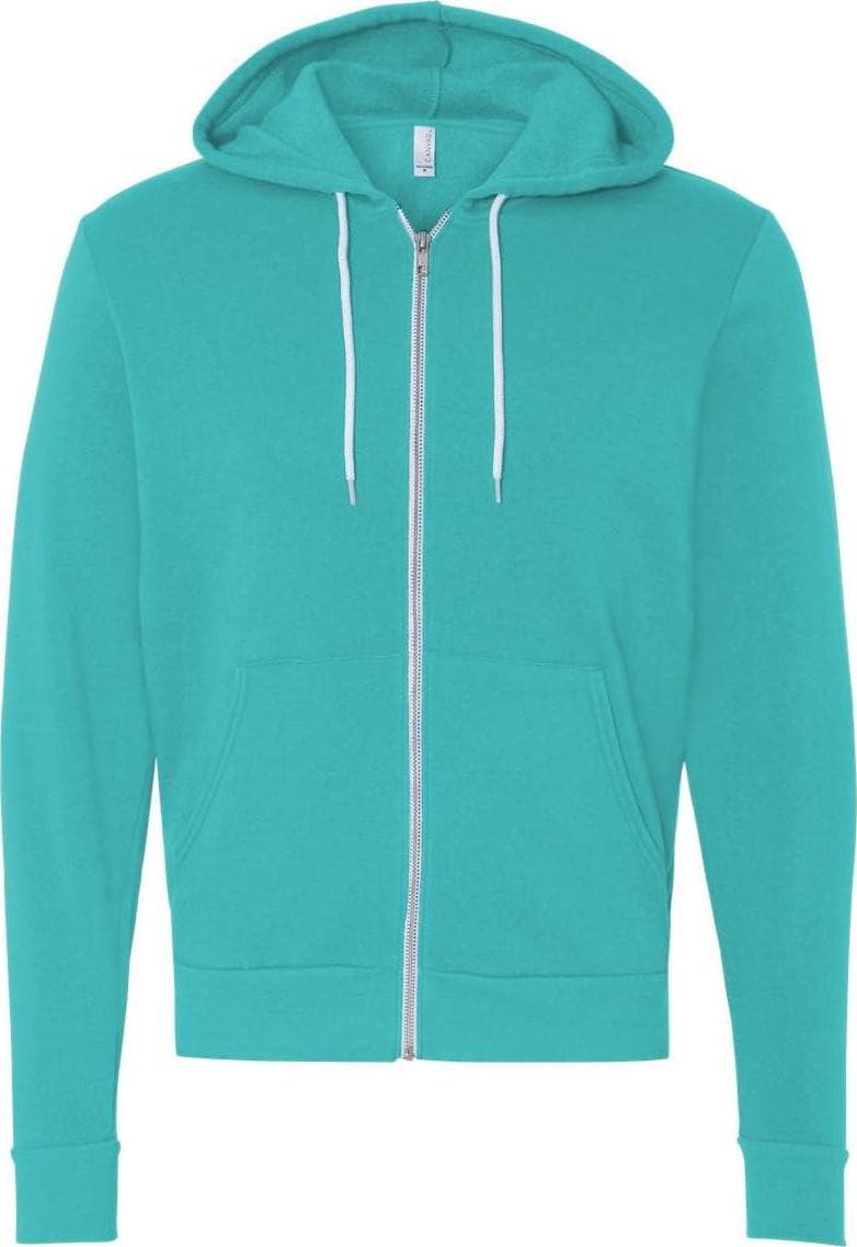 Canvas Unisex Zip-up Polycotton Fleece Hooded Sweatshirt/Hoodie