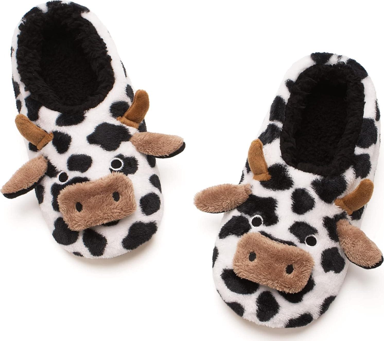 Cute Animal House Slippers, Warm Fuzzy Slipper Socks with Grippers Non Slip, Cozy Funny Gifts