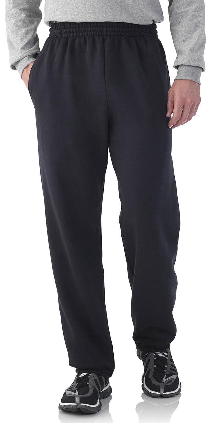 Fruit of the Loom Best Collection™ Men’s Fleece Elastic Bottom Pant XX-Large Black