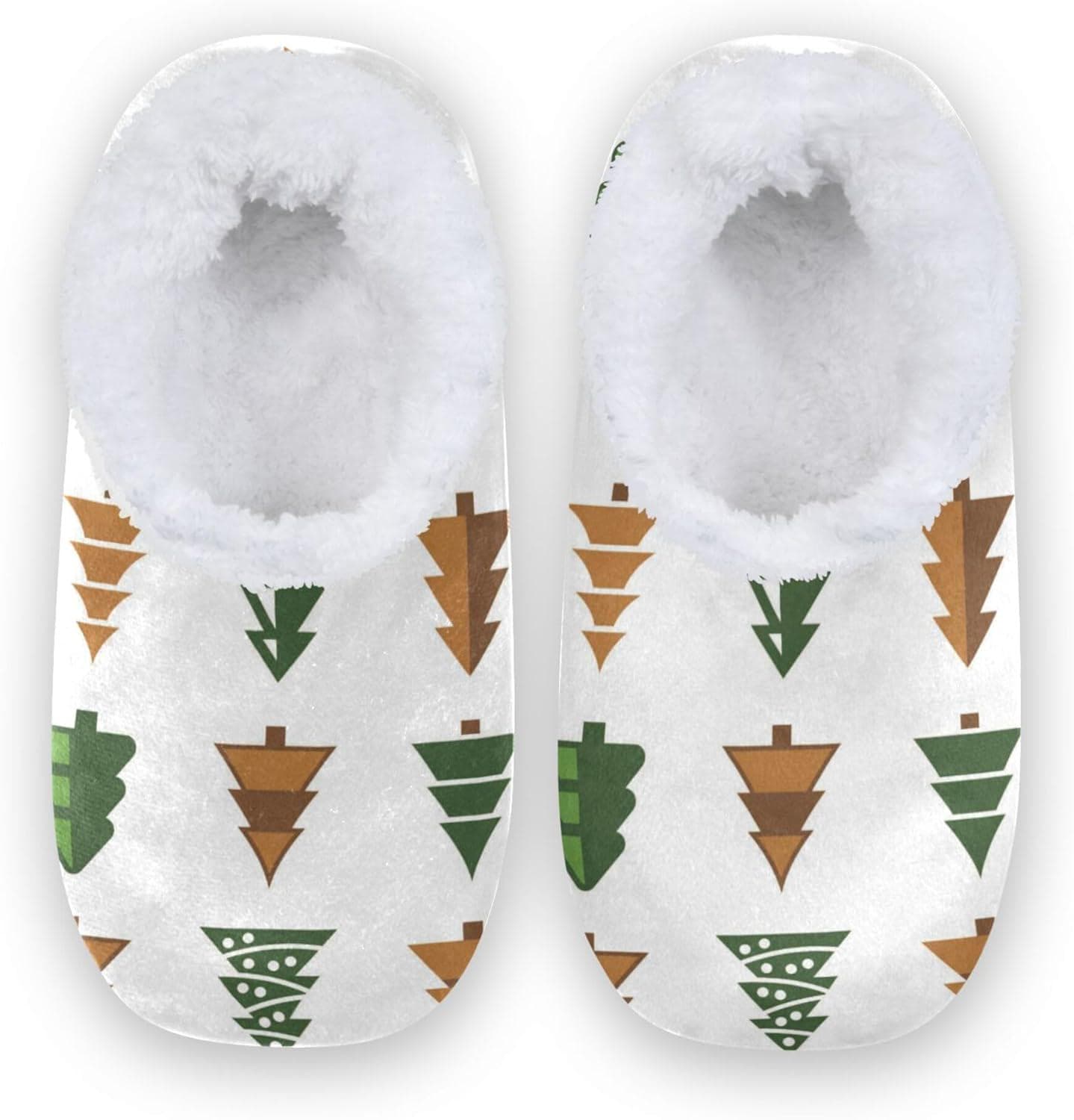 Home Shoes for Men Woman Coral Fleece Anti-Slip Rubber Sole Warm Home Slippers Indoor Outdoor Winter Bedroom