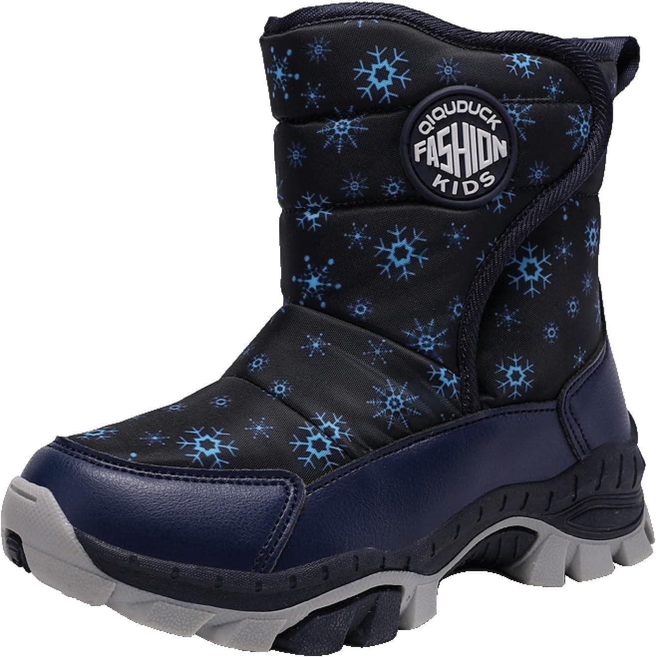 IWIHMIV Girls Winter Boots Snow Boots Boys Snow Shoes Toddler Boots Kids Snow Boots Girl’s Warm Winter Boots Non-Slip Boot
