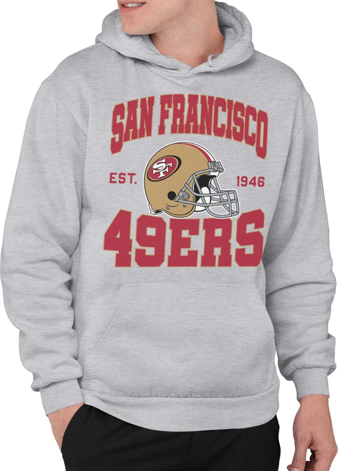 Junk Food Clothing x NFL – Team Helmet – Unisex Adult Pullover Hoodie for Men and Women – Officially Licensed NFL Apparel