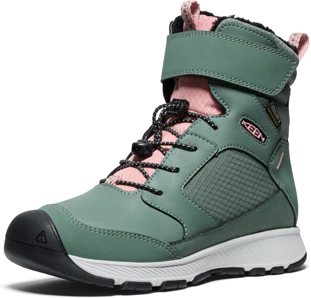 KEEN Unisex-Child Skua Winter Comfortable Insulated Waterproof (Little Big Kid) Snow Boots