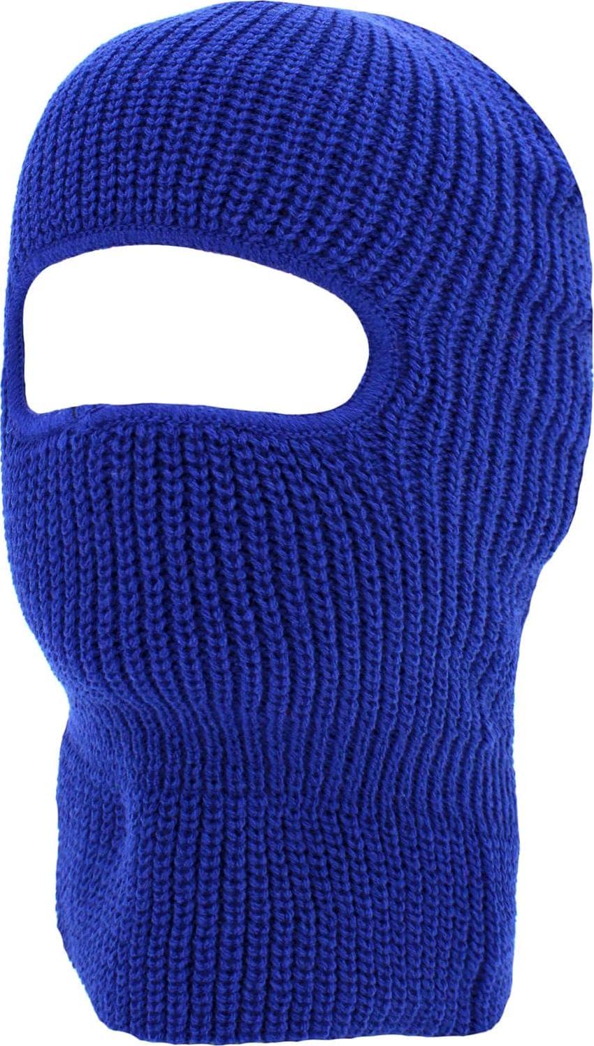 Mens Balaclava Collection Fleece Three Hole Mask Winter Knit Ski Hat Ribbed Beanie Winter