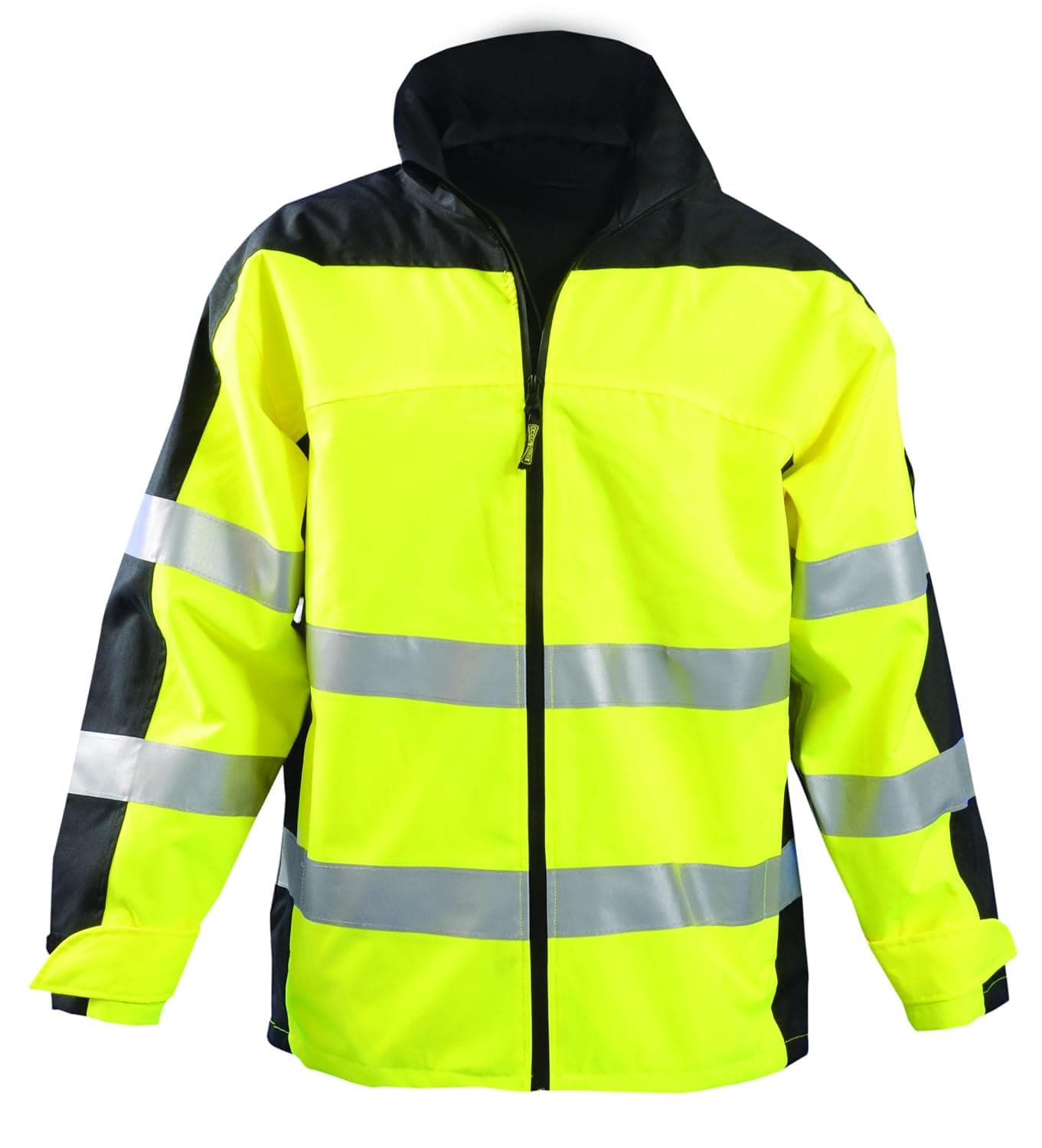 Occunomix SP-BRJ-YL Class 3 Speed Collection Premium Breathable Rain Jacket, Large, Yellow