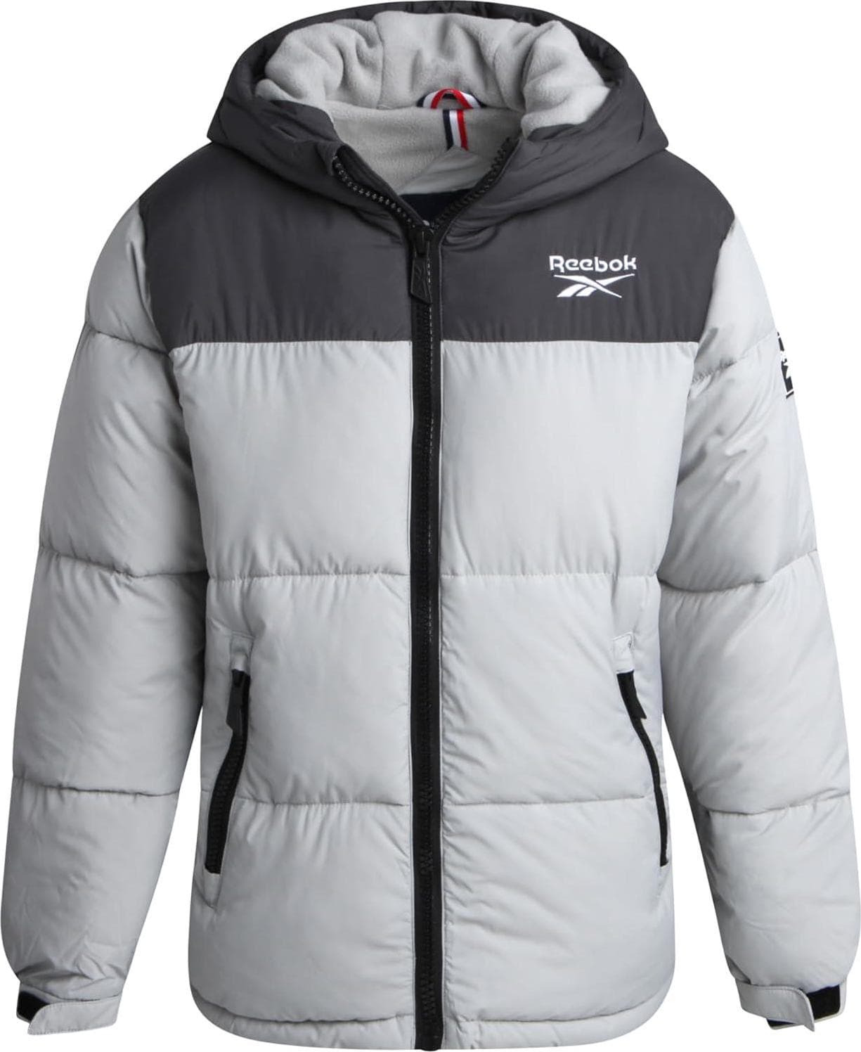 Reebok Boys’ Winter Jacket Heavyweight Quilted Puffer Parka Coat – Weather Resistant Ski Jacket for Boys (8-20)
