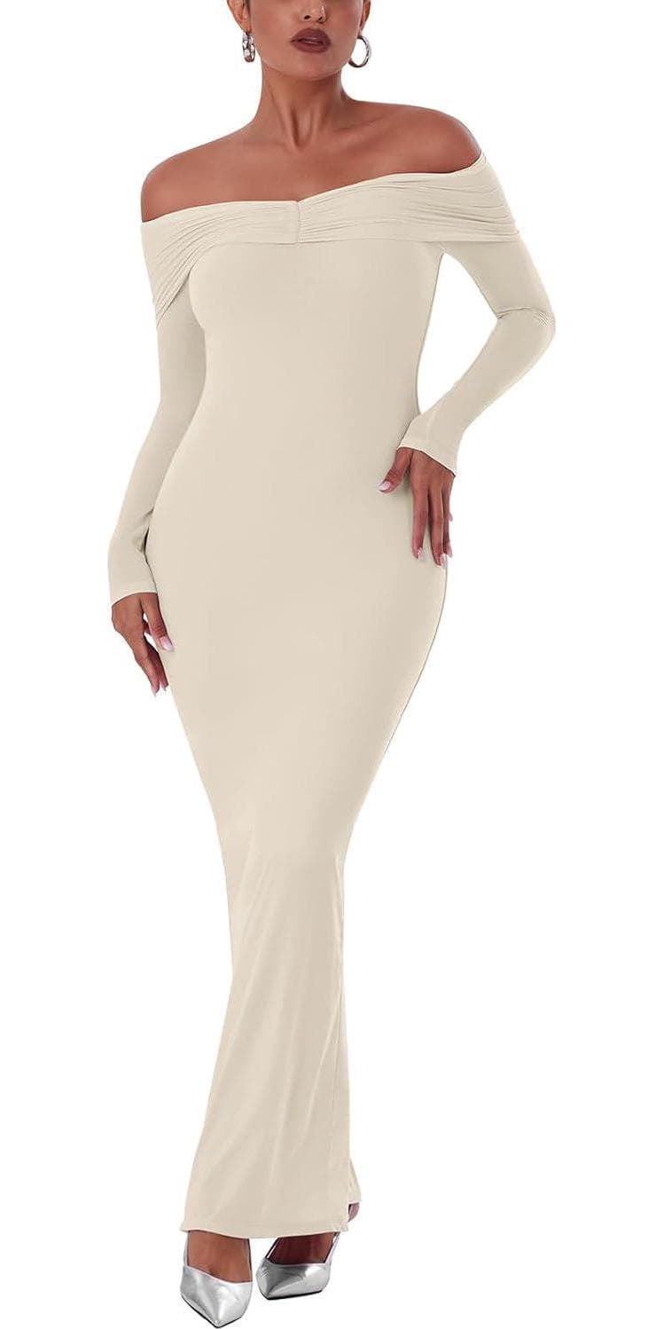 Strapless Off-Shoulder Reversible Neckline Sexy Elegant Double Layer Mermaid Dress 2024 Fall/Winter Designer Collection