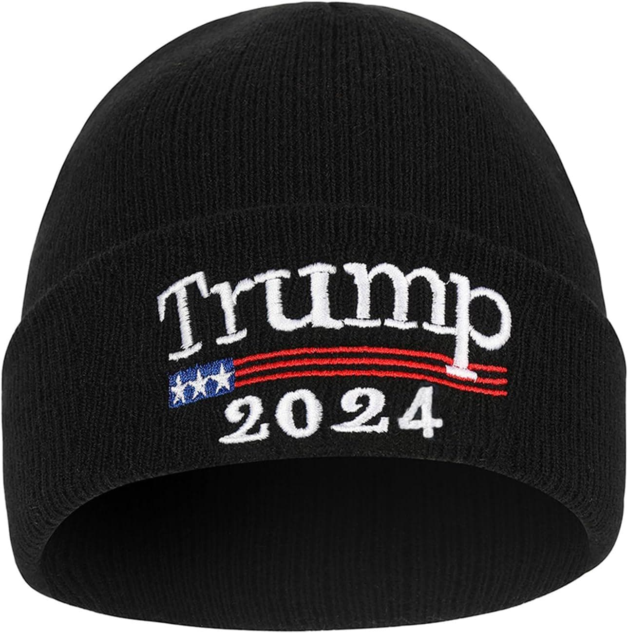 Trump 2024 Beanie Hats Make America Great Again Hat Donald Trump USA MAGA Cap Ski Winter Knit Hats for Men Women