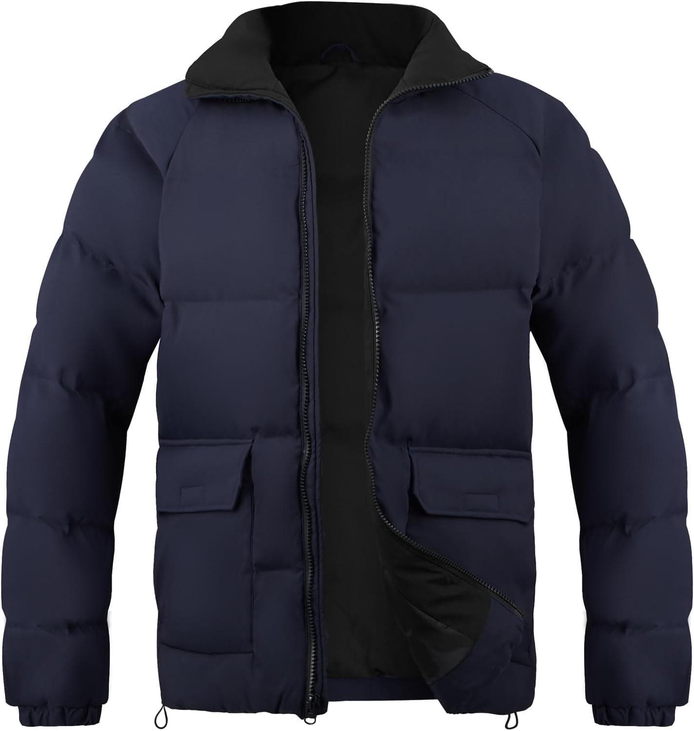 WEEN CHARM Men’s Winter Puffer Bubble Coat Water-Resistant Insulated Jacket