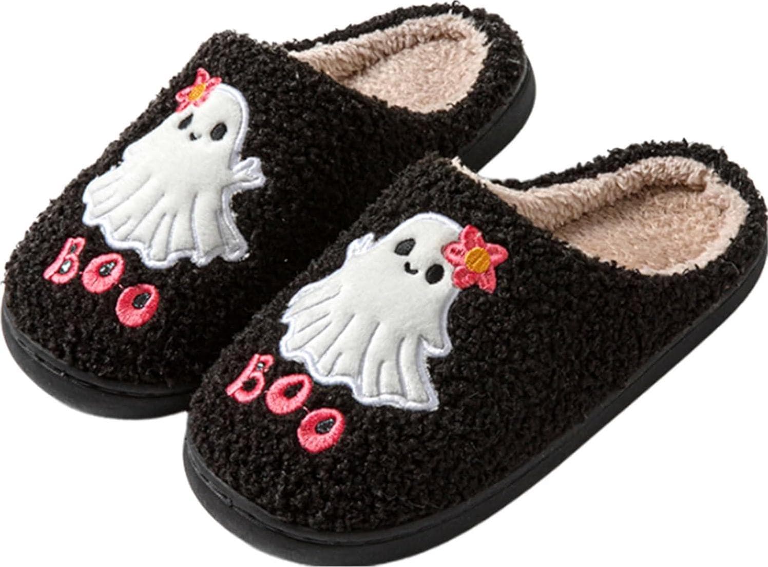 Womens Mens Plant Slippers Animal Slippers Fruit Slippers Retro Cozy Fluffy Plush Slipper Embroidered printing Warm Memory Foam Slippers Indoor Outdoor