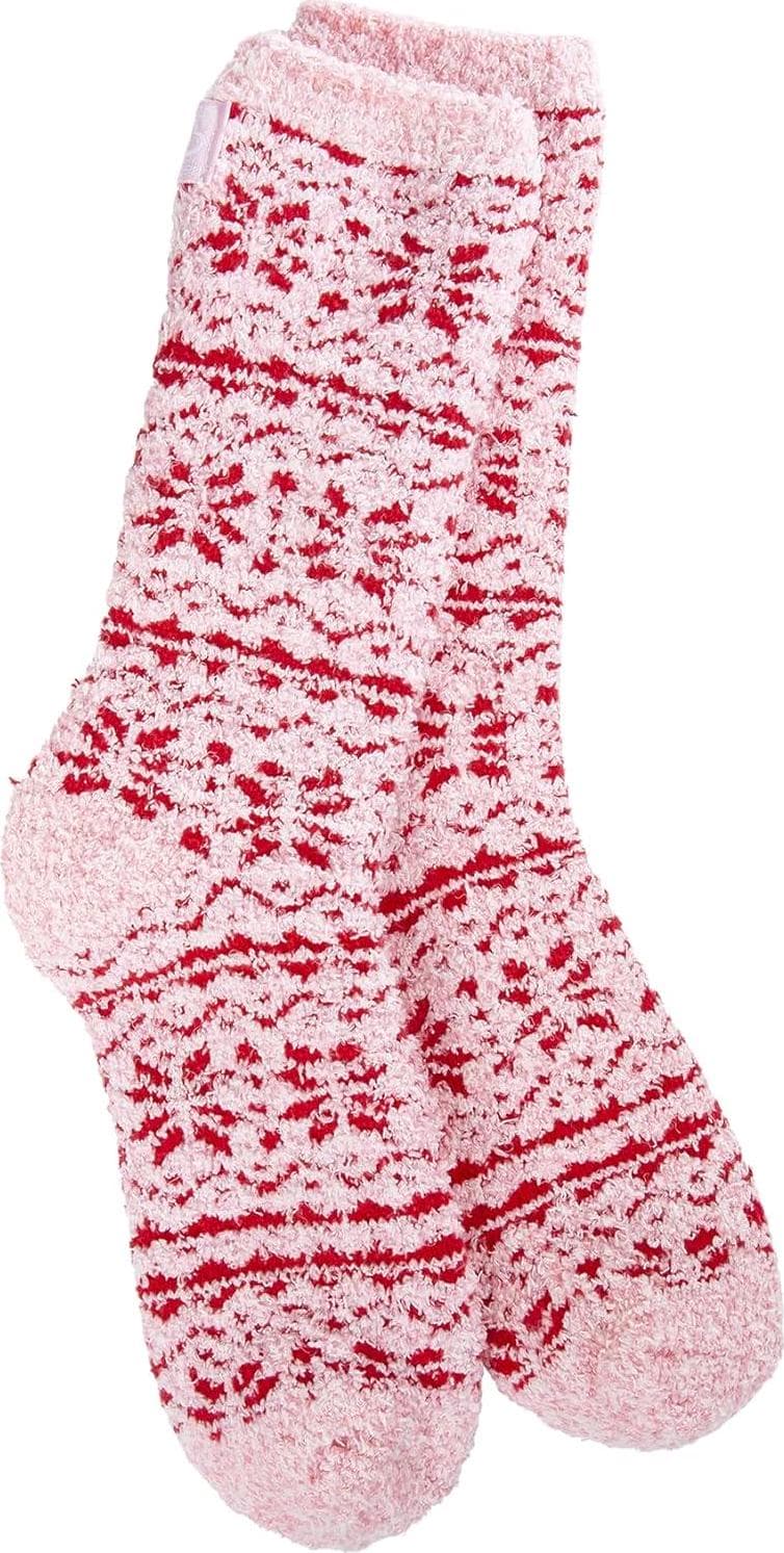 World’s Softest Cozy Collection Crew Socks – Smooth Multi Colors Cozy Socks – Knit Top Holiday Spirit Fashion Socks