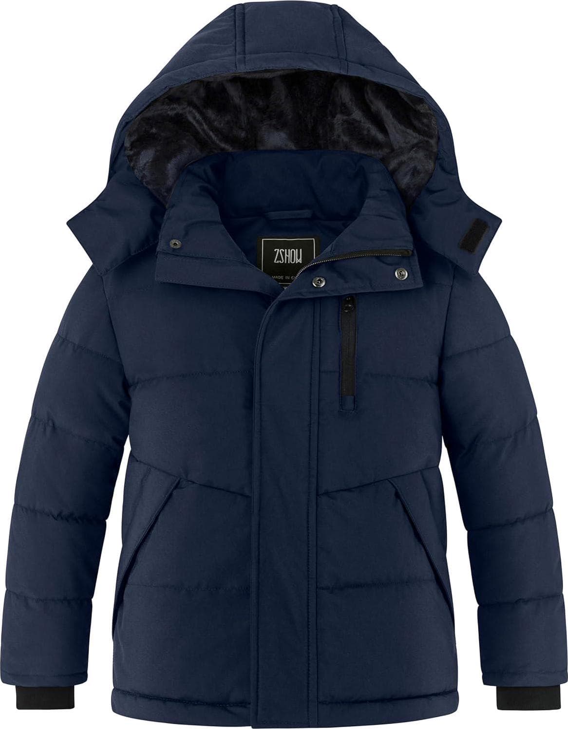 ZSHOW Boy’s Warm Winter Coat Soft Fleece Jacket Waterproof Snow Coat